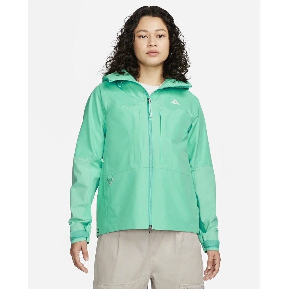Nike‎ Women's ACG Misery Ridge Light Menta GORE-TEX Jacket Size XL DQ6885‑369